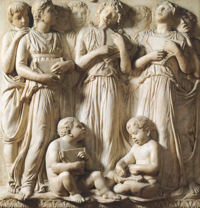 Dettaglio dalla Cantoria nella Cattedrale di Santa Maria del Fiore, Firenze da Luca Della Robbia