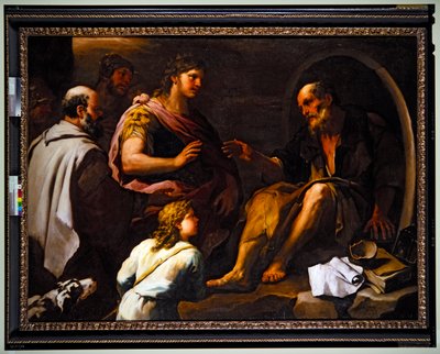 Alessandro e Diogene da Luca Giordano