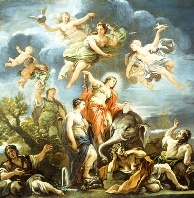 Allegoria della Temperanza da Luca Giordano