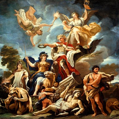 Allegoria della Fortezza da Luca Giordano