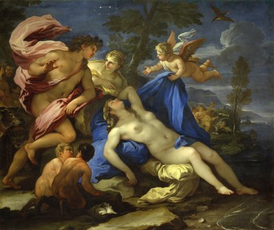 Arianna abbandonata da Teseo a Naxos, ca 1675-1680 da Luca Giordano