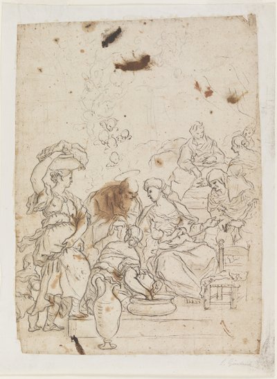 Nascita della Vergine da Luca Giordano