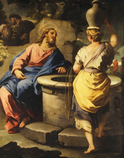 Cristo e la Samaritana al Pozzo da Luca Giordano