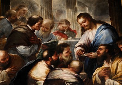 Comunione degli apostoli da Luca Giordano