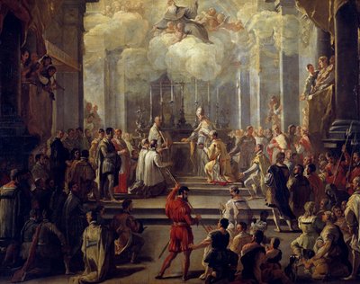 Dedicazione del sacerdote da Luca Giordano