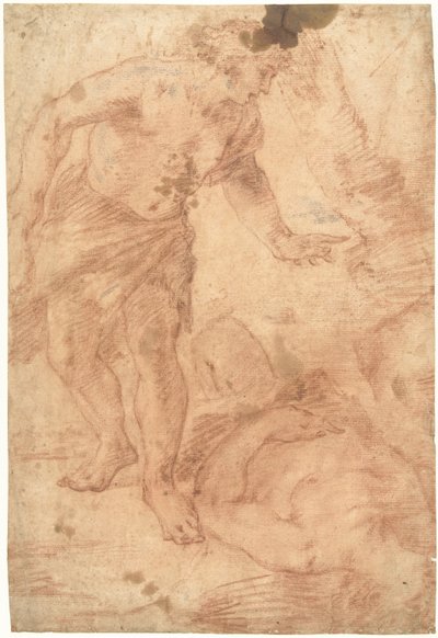 Caino presso il cadavere di Abele da Luca Giordano