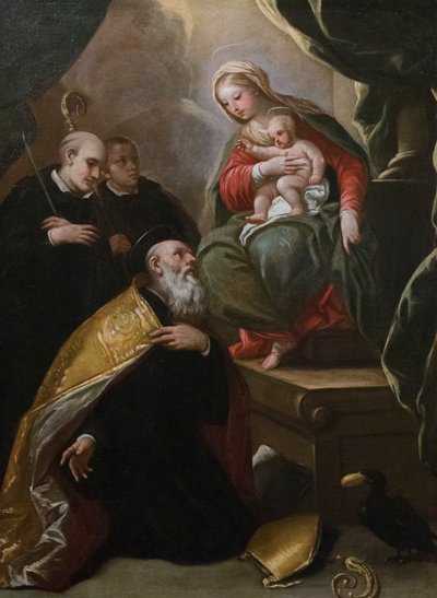 Madonna col Bambino e santi da Luca Giordano