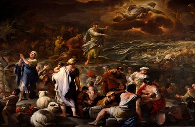 Separazione del Mar Rosso da Luca Giordano