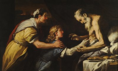 Presentazione di Giacobbe a Isacco da Luca Giordano