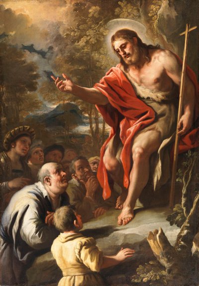 San Giovanni predica nel deserto da Luca Giordano