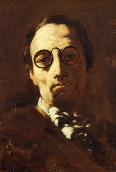 Autoritratto, olio su tela da Luca Giordano