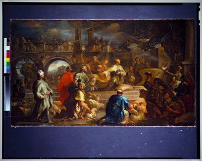Salomone che sacrifica da Luca Giordano