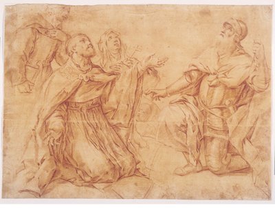 Santi Agostino, Nicola da Tolentino, Teresa e Guglielmo da Luca Giordano