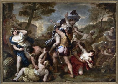 Il ratto delle Sabine da Luca Giordano