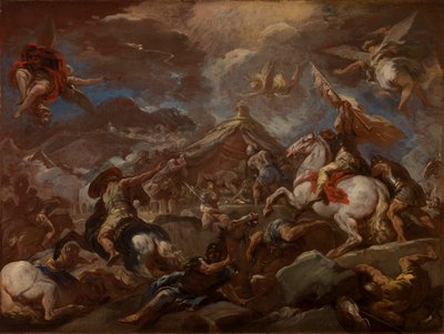 La scoperta del corpo di Oloferne da Luca Giordano