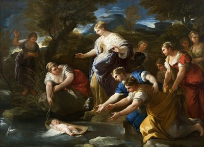 Il ritrovamento di Mosè da Luca Giordano