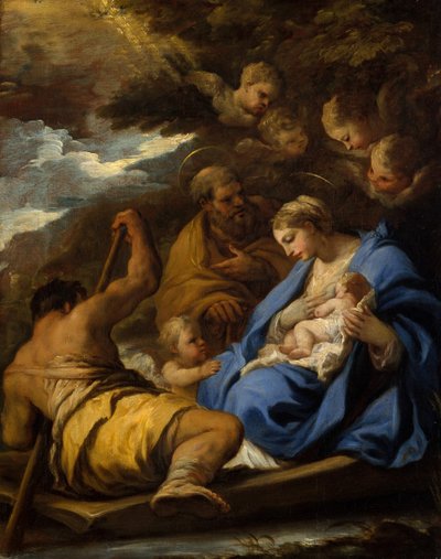 La fuga in Egitto da Luca Giordano