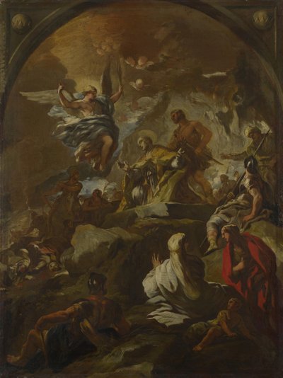 Il martirio di San Gennaro da Luca Giordano