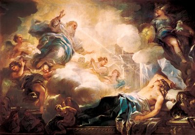 Il sogno del re Salomone da Luca Giordano