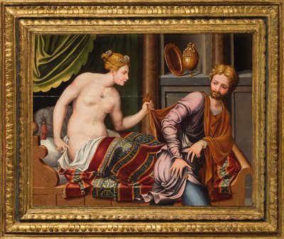Giuseppe e la moglie di Potifar da Luca Penni