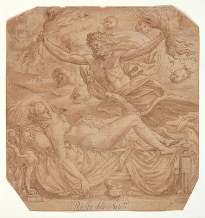 Giove e Semele da Luca Penni