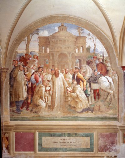Benedetto manda Mauro in Francia e Placido in Sicilia da Luca Signorelli