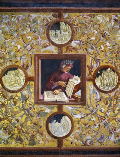 Dante Alighieri, ritratto dal ciclo delle persone illustri da Luca Signorelli