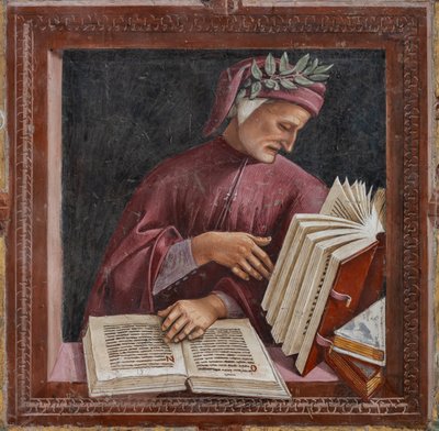 Dante che legge le sue opere da Luca Signorelli