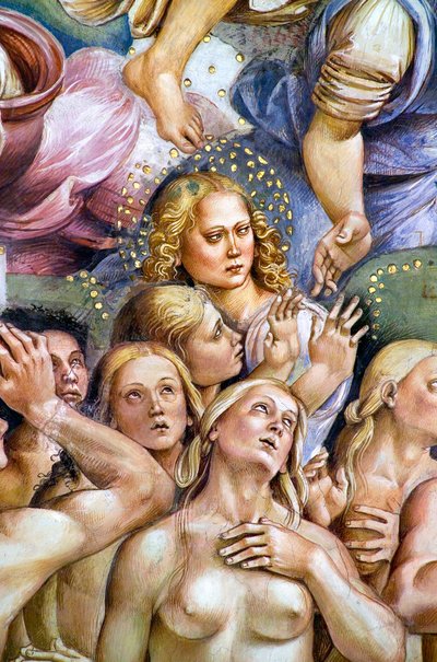 Gli Eletti, dal ciclo di affreschi del Giudizio Universale da Luca Signorelli