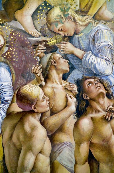 Eletto, dal ciclo di affreschi del Giudizio Universale da Luca Signorelli