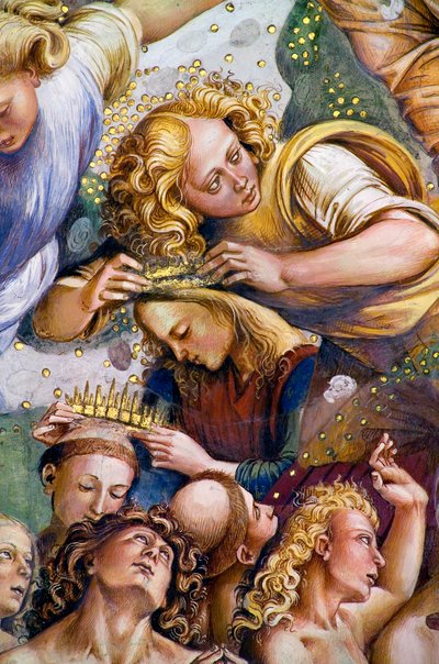 Eletto, dal ciclo di affreschi del Giudizio Universale da Luca Signorelli