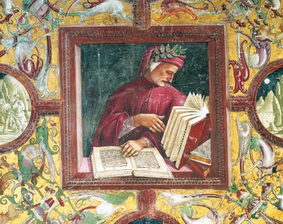 Ritratto di Dante Alighieri, Cattedrale di Orvieto, Cappella della Madonna di San Brizio da Luca Signorelli