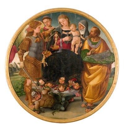 Madonna col Bambino tra i santi da Luca Signorelli
