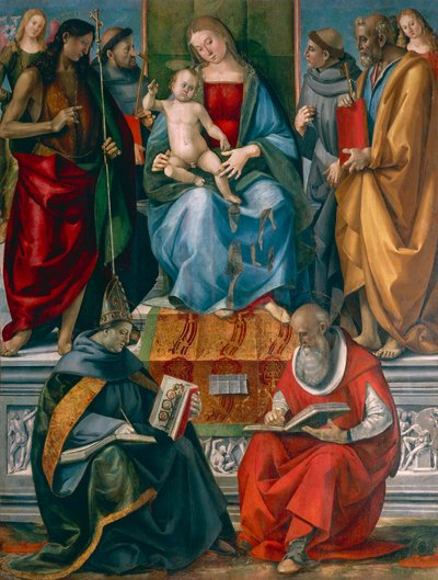 Madonna e Bambino con Giovanni Battista, Francesco d