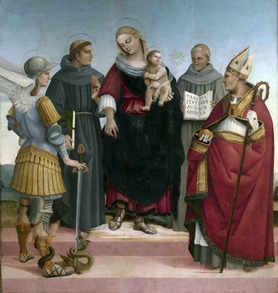 Sacra conversazione da Luca Signorelli