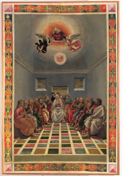 La discesa dello Spirito Santo da Luca Signorelli