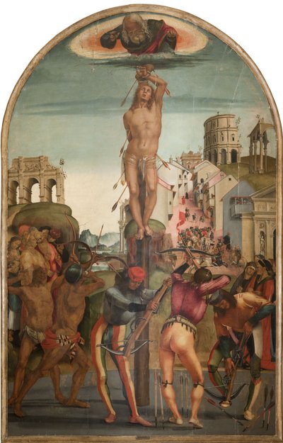 Il martirio di San Sebastiano, ca 1498 da Luca Signorelli