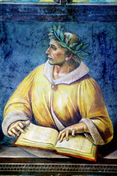 Virgilio, ritratto dal ciclo delle Persone Illustri da Luca Signorelli