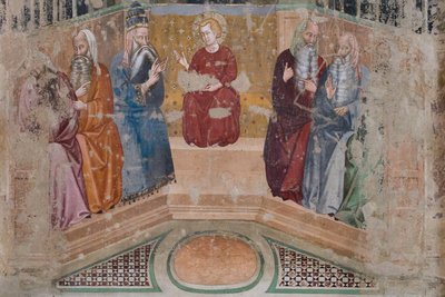 Gesù tra i Dottori del Tempio da Luca di (attr.to) Tommè