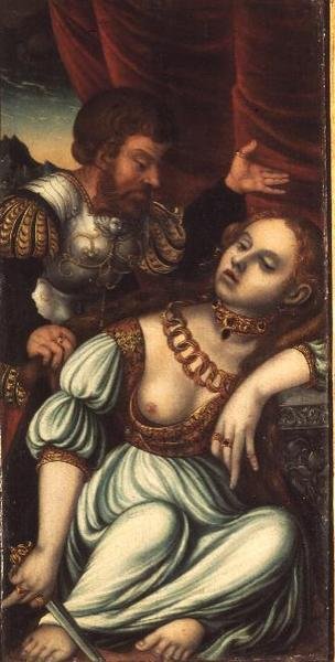 Tarquinio e Lucrezia da Lucas (studio of) Cranach