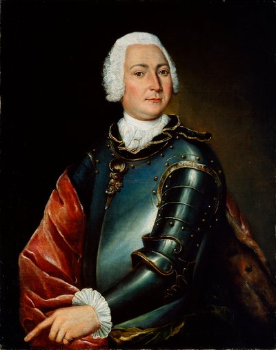 Ritratto del Conte Ernst Christoph von Manteuffel da Lucas Conrad Pfandzelt