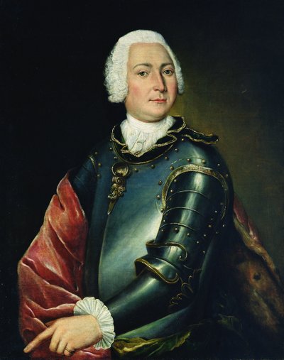 Ritratto del conte Ernst Christoph von Manteuffel da Lucas Conrad Pfanzelt