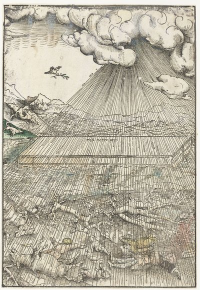 Diluvio e arca di Noè da Lucas Cranach