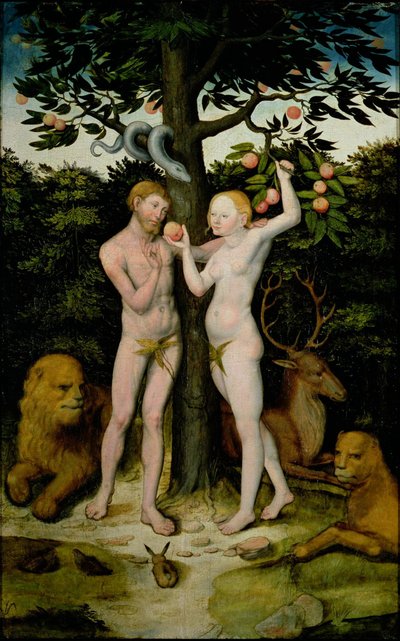 Adamo ed Eva da Lucas Cranach the Elder