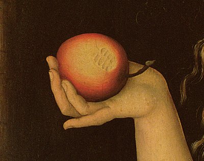 Eva, 1528 (dettaglio) da Lucas Cranach the Elder
