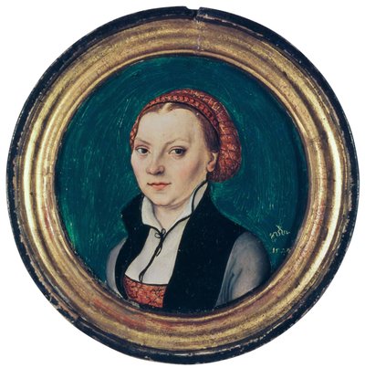Ritratto di Katharina von Bora, Moglie di Martin Lutero da Lucas Cranach the Elder