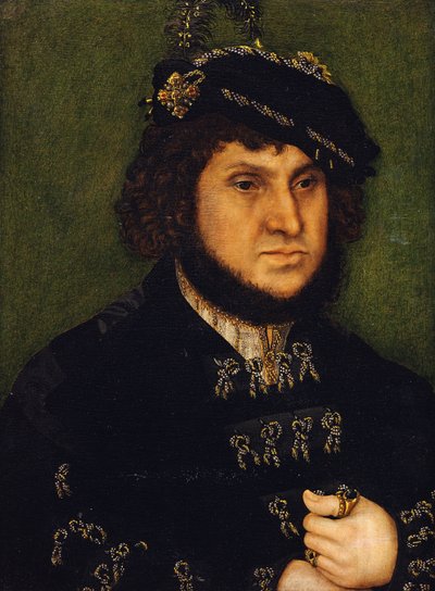 Ritratto di Kurfurst Herzog Johann der Bestandige von Saschen da Lucas Cranach