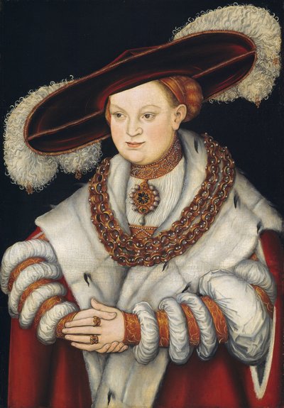 Ritratto di Magdalena di Sassonia, moglie dell