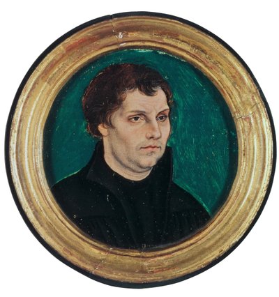 Ritratto di Martin Lutero, 1525 da Lucas Cranach the Elder