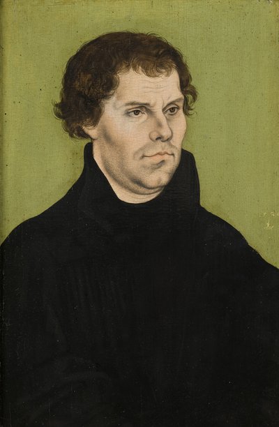 Ritratto di Martin Lutero, 1527 da Lucas Cranach the Elder